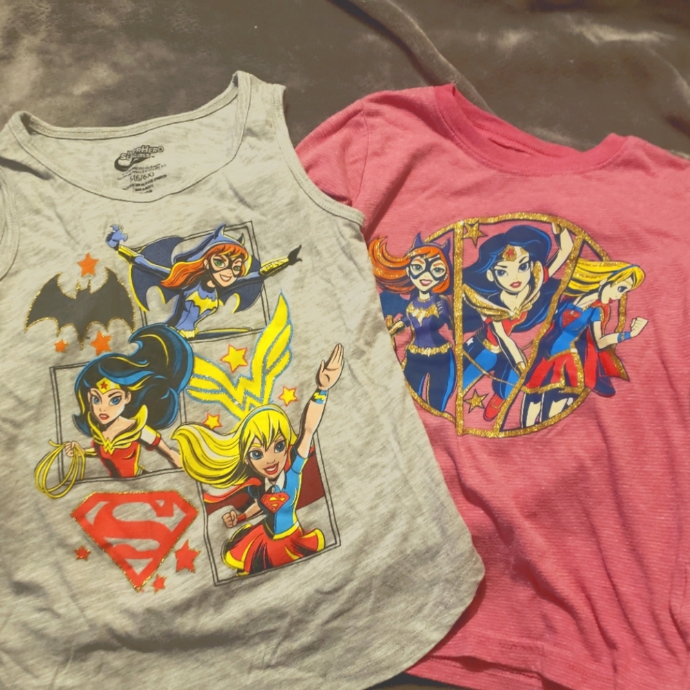 Super hero tshirt and tank top